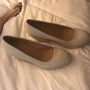 J. Crew 8.5 wedge heel